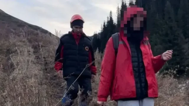 Іле Алатауында турист құтқарылды