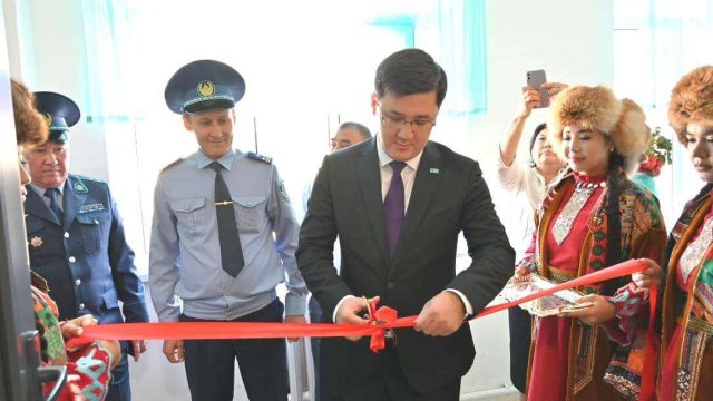 Жетісайда полиция майталманының есіміне берілген сынып ашылды