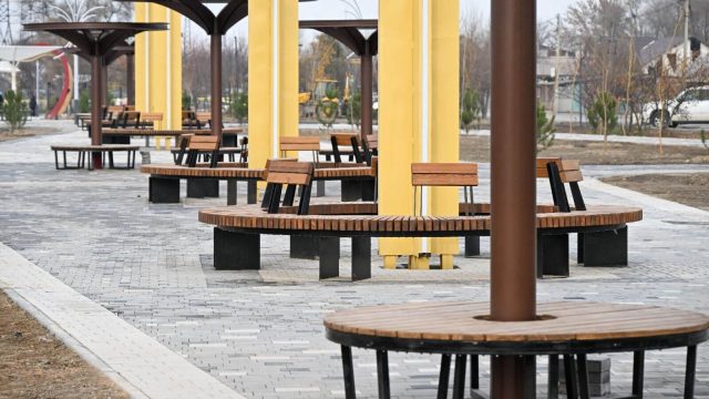 Алматының Алатау ауданында жаңа жаяу жүргіншілер аймағы салынды