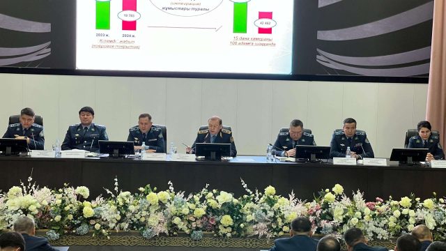 Түркістан облысында 9 айда тіркелген қылмыстардың ашылымы жақсарған