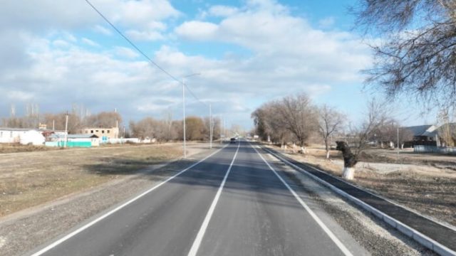 «Жаркент-Қорғас» автомобиль жолы жөнделді