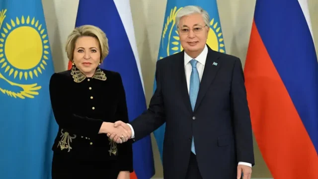 Мемлекет басшысы Валентина Матвиенкомен кездесті