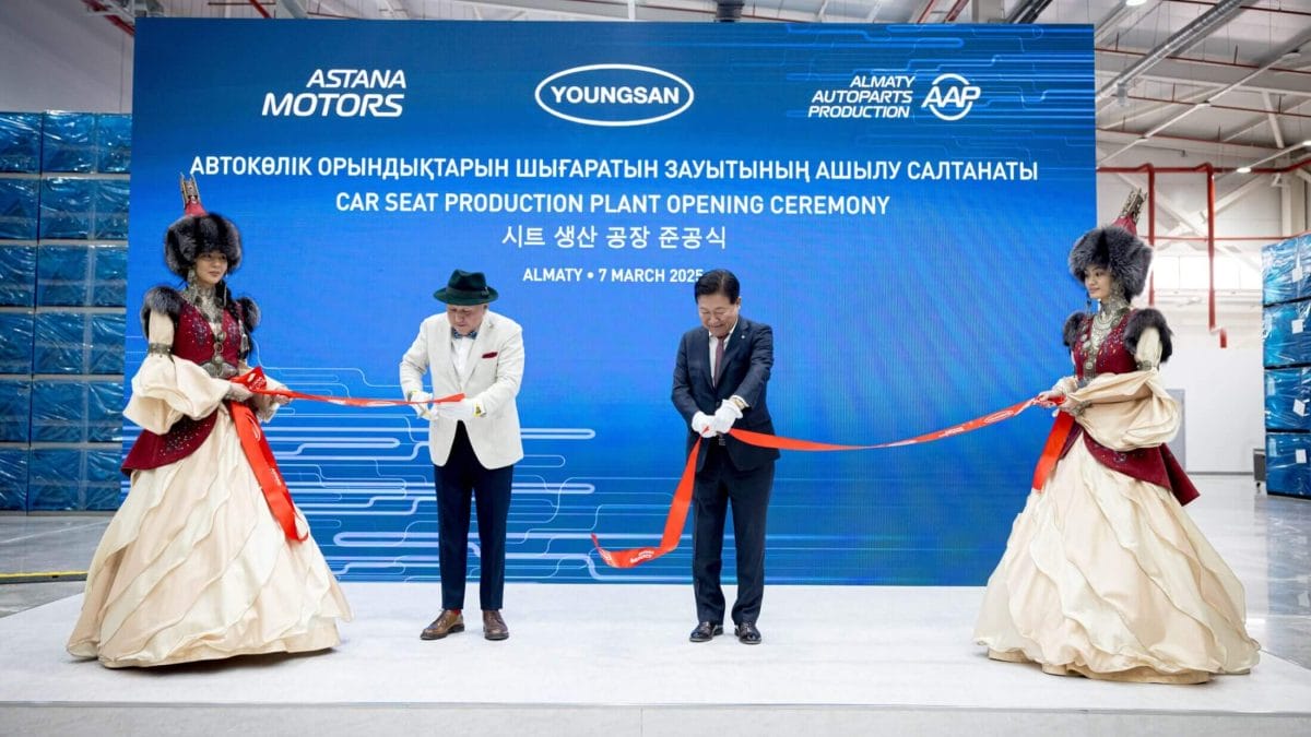 86f7a7d6a786f9b53bd77e42765e8a2b «Астана Моторс» пен Youngsan автокөлік орындықтарын бірге шығаратын кәсіпорынды іске қосты