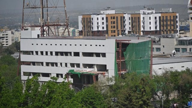 Алматыда «Қазақстан» жаңа медиаорталығы салынып жатыр