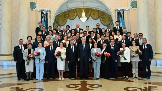 Мәдениет саласындағы бір топ азамат мемлекеттік наградамен марапатталды