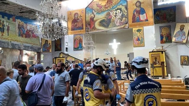 Сирия астанасындағы шіркеуде терактіден 20 адам қаза болды