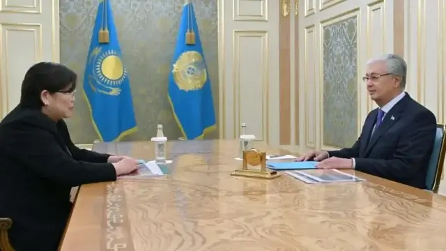 Тоқаев Конституциялық сот төрағасын қабылдады