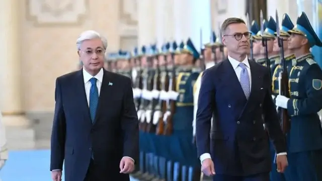 Тоқаев Ақордада Финляндия президентін қарсы алды