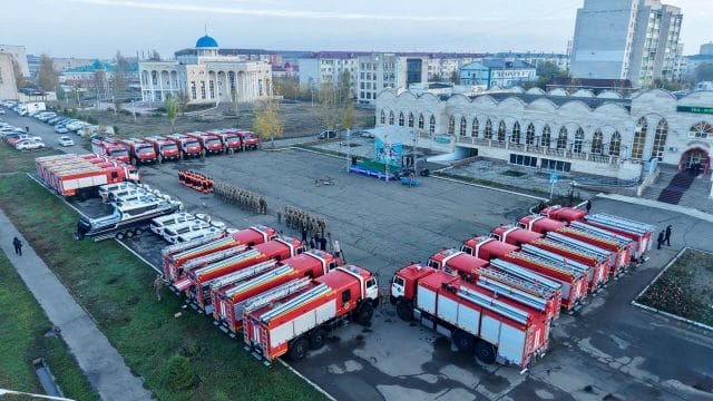 Оралда төтенше жағдайлар қызметіне жаңа техникалардың кілттері табысталды