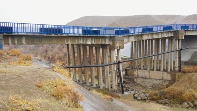 Түркістан облысында көпір опырылып түсті