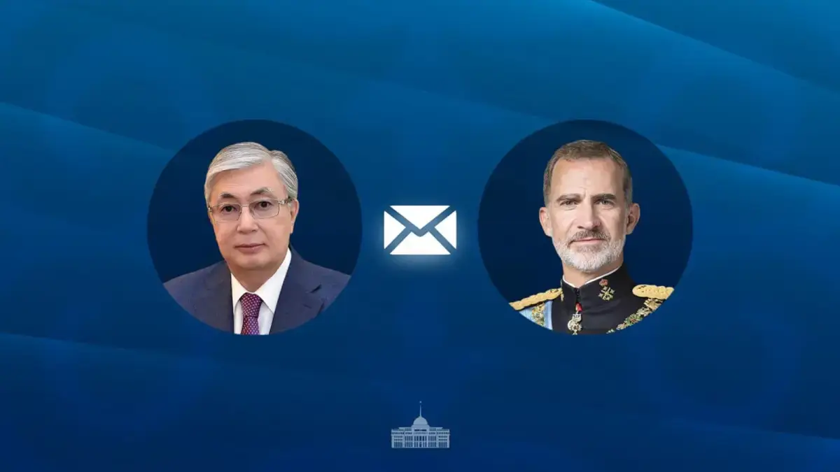 Тоқаев Испания короліне жеделхат жолдады