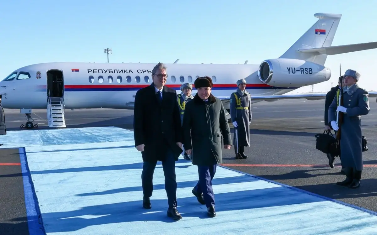 Сербия президенті Астанаға ресми сапармен келді