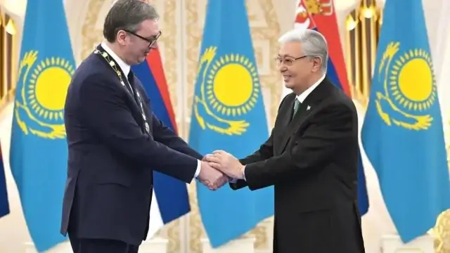 Тоқаев Сербия президентін «Алтын Қыран» орденімен марапаттады