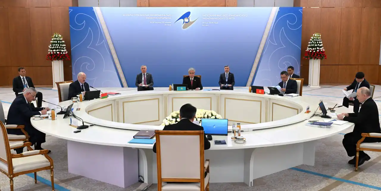 Астанада Жоғары Еуразиялық экономикалық кеңестің отырысы өтіп жатыр