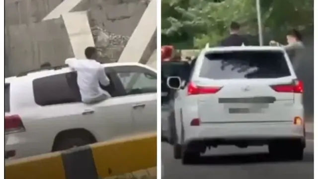 Алматыда мектеп түлектері заңсыз кортеж ұйымдастырған
