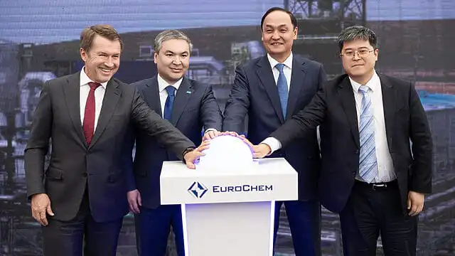 800 мың тонна өнім: Жамбыл облысында күкірт қышқылы зауыты ашылды