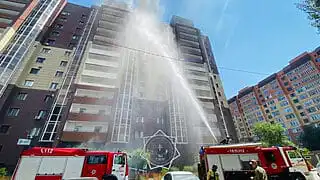 Астана, өрт